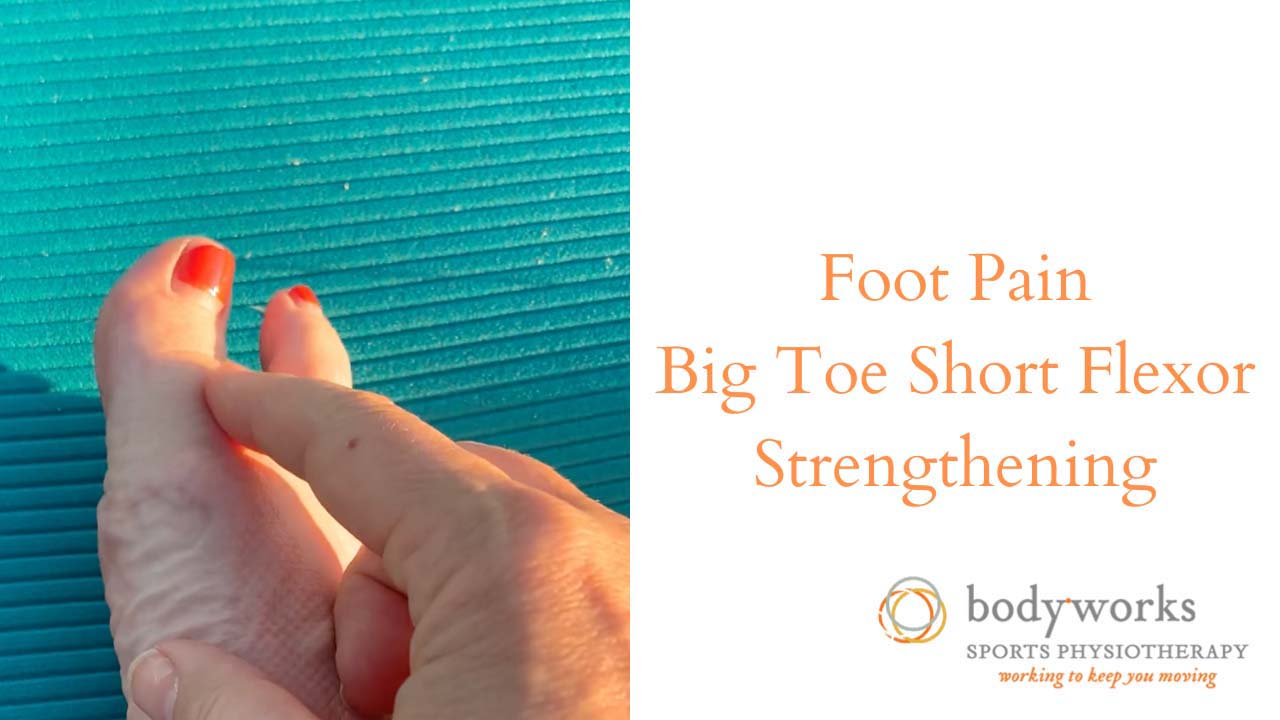 Big Toe Short Flexor Strengthening